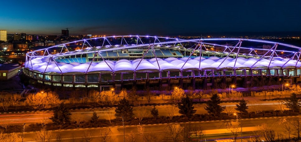 نمای کلی استادیوم امام رضا مشهد